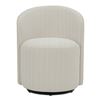 Image 1 : BNIB - Moe's - Sylvie Outdoor Swivel Dining Chair Cream - MSRP $1,899 - AZ-1001-05 - 25.5" W x 25.5"