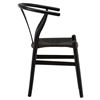 Image 4 : BNIB - Moe's - Ventana Dining Chair Single Black - MSRP $430 - FG-1015-02-1 - 19.5" W x 16.5" D x 31