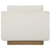 Image 5 : BNIB - Moe's - Keane Lounge Chair Cream - MSRP $1999 - FO-1046-05 - 38" W x 39.5" D x 31.25" H