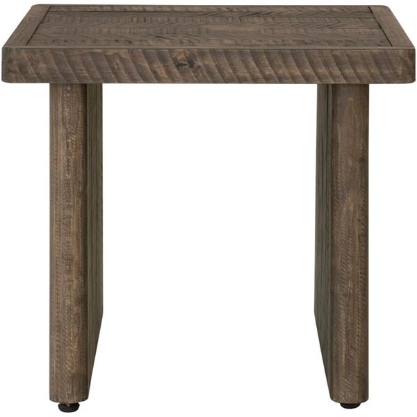 BNIB - Moe's - Monterey End Table Aged Brown - MSRP $499 - FR-1026-29 - 21.5" W x 21.5" D x 20" H