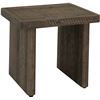 Image 2 : BNIB - Moe's - Monterey End Table Aged Brown - MSRP $499 - FR-1026-29 - 21.5" W x 21.5" D x 20" H