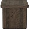 Image 3 : BNIB - Moe's - Monterey End Table Aged Brown - MSRP $499 - FR-1026-29 - 21.5" W x 21.5" D x 20" H