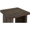 Image 4 : BNIB - Moe's - Monterey End Table Aged Brown - MSRP $499 - FR-1026-29 - 21.5" W x 21.5" D x 20" H