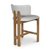 Image 3 : BNIB - Moe's - Morel Counter Stool Cream - MSRP $739 - GO-1024-05 - 21.25" W x 22.04" D x 35.43" H