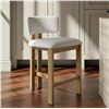 Image 7 : BNIB - Moe's - Morel Counter Stool Cream - MSRP $739 - GO-1024-05 - 21.25" W x 22.04" D x 35.43" H