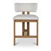Image 2 : BNIB - Moe's - Morel Counter Stool Cream - MSRP $739 - GO-1024-05 - 21.25" W x 22.04" D x 35.43" H