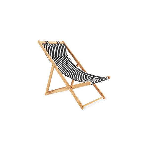 BNIB - Sundays - Settle In Outdoor Patio Chair Large Black Sand - MSRP $570 - OUT-YB-002-002 - 26" W