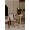 Image 3 : BNIB - Moe's - Holli Side Table Travertine - MSRP $659 - QJ-1026-34 - 16" W x 16" D x 23" H