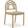 Image 1 : BNIB - Moe's - Avery Single Dining Chair Natural - MSRP $725 - QO-1001-24-1 - 20" W x 21.5" D x 34.7