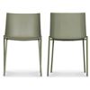 Image 3 : BNIB - Moe's - Silla Outdoor Dining Chair Set of 2 Sage Green - MSRP $329 - QX-1010-16