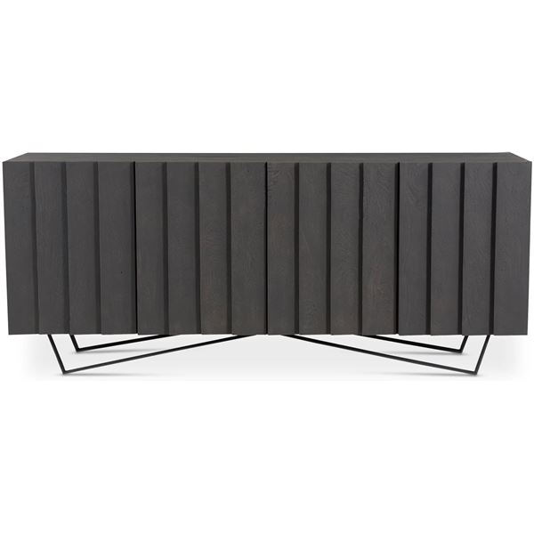 BNIB - Moe's - Brolio Sideboard Charcoal - MSRP $2349 - RP-1008-07 - 71" W x 16" D x 30" H