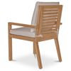 Image 4 : BNIB - Moe's - Mateo Outdoor Dining Chair White - MSRP $1,099 - TA-1012-18 - 23.27" W x 25.47" D x 3