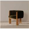 Image 2 : BNIB - Moe's - Sofi Accent Chair Truly Olive - MSRP $1549 - ZT-1041-27 - 27" W x 25" D x 24" H