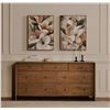 Image 7 : BNIB - Moe's - Riley 7 Drawer Dresser Oak - MSRP $4999 - RP-1066-03 - 70" W x 19" D x 34" H