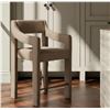Image 5 : BNIB - Moe's - Elise Counter Stool Ochre - MSRP $769 - YM-1028-20 - 22" W x 22.4" D x 39.4" H