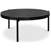 Image 2 : BNIB - Moe's - Mendez Outdoor Coffee Table Black - MSRP $1149 - BQ-1009-02 - 36" W x 36" D x 15.75"
