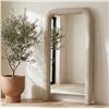 Image 2 : BNIB - Moe's - Ellison Floor Mirror Beige - MSRP $1599 - EW-1036-34 - 40" W x 3.5" D x 72" H