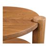 Image 3 : BNIB - Moe's - Olsen Accent Table Vintage Brown - MSRP $659 - JD-1087-03 - 21" W x 22.5" D x 21" H
