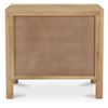 Image 3 : BNIB - Moe's - Fulton Nightstand Natural - MSRP $1149 - PZ-1010-24 - 26" W x 18" D x 24" H