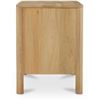 Image 5 : BNIB - Moe's - Fulton Nightstand Natural - MSRP $1149 - PZ-1010-24 - 26" W x 18" D x 24" H