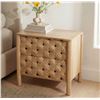 Image 7 : BNIB - Moe's - Fulton Nightstand Natural - MSRP $1149 - PZ-1010-24 - 26" W x 18" D x 24" H