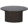Image 3 : BNIB - Moe's - Penny Coffee Table (Large) Dark Brown - MSRP $1349 - QO-1012-20 - 39" W x 39" D x 15.