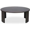 Image 4 : BNIB - Moe's - Penny Coffee Table (Large) Dark Brown - MSRP $1349 - QO-1012-20 - 39" W x 39" D x 15.