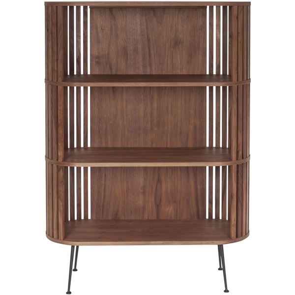 BNIB - Moe's - Henrich Bookshelf Natural Oil - MSRP $2649 - YC-1024-21 - 41" W x 16" D x 57" H