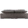 Image 2 : BNIB - Moe's - Plunge Sectional Charcoal (complete) with Right Arm Facing Chaise - MSRP $3,249 - TN-