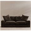 Image 4 : BNIB - Moe's - Plunge Sofa Charcoal - MSRP $2,649 - TN-1021-25 - 92" W x 46" D x 33" H