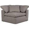 Image 2 : BNIB - Moe's - 2pc Terra Condo Modular Set Fabric Light Grey - MSRP $3,598 - includes 2 corner chair