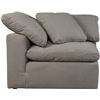 Image 3 : BNIB - Moe's - 2pc Terra Condo Modular Set Fabric Light Grey - MSRP $3,598 - includes 2 corner chair