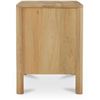 Image 5 : BNIB - Moe's - Fulton Nightstand Natural - MSRP $1149 - PZ-1010-24 - 26" W x 18" D x 24" H