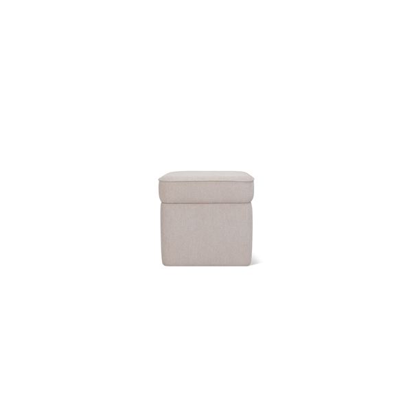 BNIB - Sundays - Pod Storage Ottoman Small Latte - MSRP $390 - OTT-RN-002-021 - 20" W x 20" D x 19" 