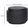 Image 3 : BNIB - Moe's - Cosmo Outdoor Accent Table, Black - $939.00 - JK-1016-02 - 25"W x 25"D x 17.5"H