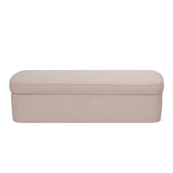 BNIB - Sundays - Pod Storage Bench Latte - MSRP $890 - BEN-RN-003-021 - 60" W x 20" D x 17" H
