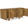 Image 2 : BNIB - Moe's - Henley Sideboard Brown - MSRP $3,699 - RP-1063-03 - 74" W x 17" D x 31" H