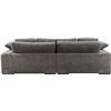 Image 2 : BNIB - Moe's - Plunge Sectional Charcoal (complete) - MSRP $3,249 - TN-1004-25 - 106" W x 46" D x 34
