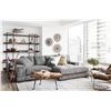 Image 3 : BNIB - Moe's - Plunge Sectional Charcoal (complete) - MSRP $3,249 - TN-1004-25 - 106" W x 46" D x 34