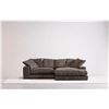 Image 4 : BNIB - Moe's - Plunge Sectional Charcoal (complete) - MSRP $3,249 - TN-1004-25 - 106" W x 46" D x 34