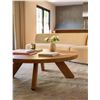 Image 4 : BNIB - Moe's - Alden Coffee Table in Natural Oak - MSRP $2,299.00 - BC-1154-24 - 50" W x 50" D x 16.