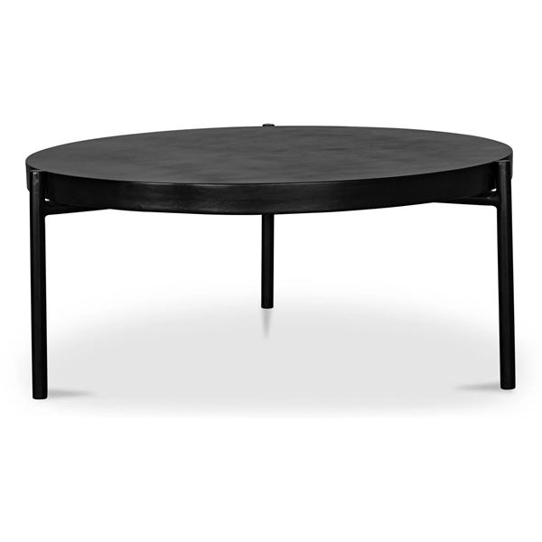 BNIB - Moe's - Mendez Coffee Table - Outdoor Black - MSRP $1,149.00 - BQ-1009-02 - 36" W x 36" D x 1