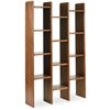 Image 4 : BNIB - Moe's - Orson Bookcase - Brown - MSRP $2,199.00 - BZ-1158-03 - 43.31" W x 11.81" D x 68.9" H