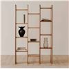 Image 5 : BNIB - Moe's - Orson Bookcase - Brown - MSRP $2,199.00 - BZ-1158-03 - 43.31" W x 11.81" D x 68.9" H