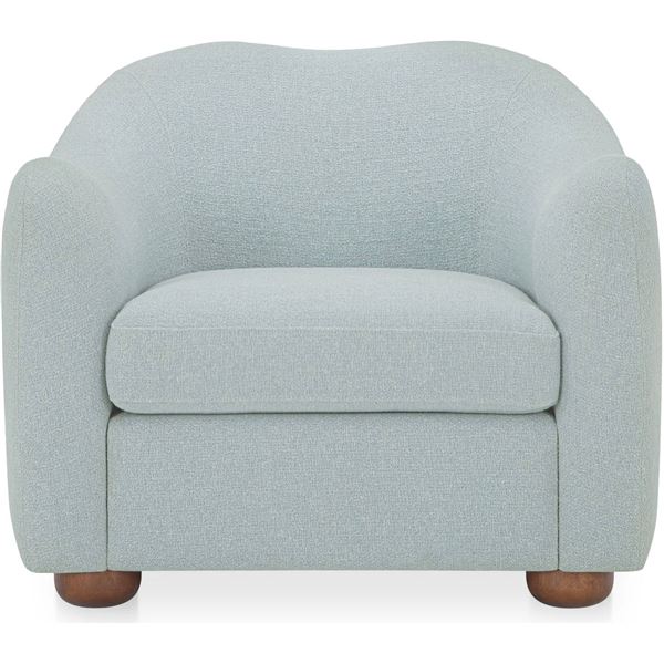 BNIB - Moe's - Bria Accent Chair, Light Blue - $1,599.00 - FO-1023-45 - 34.6"W x 33.5"D x 29.6"H