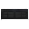 Image 1 : BNIB - Moe's - Henry Metal Sideboard, Black - $3,549.00 - GK-1141-02 - 95"W x 16"D x 39.5"H