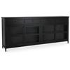 Image 2 : BNIB - Moe's - Henry Metal Sideboard, Black - $3,549.00 - GK-1141-02 - 95"W x 16"D x 39.5"H