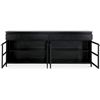 Image 3 : BNIB - Moe's - Henry Metal Sideboard, Black - $3,549.00 - GK-1141-02 - 95"W x 16"D x 39.5"H