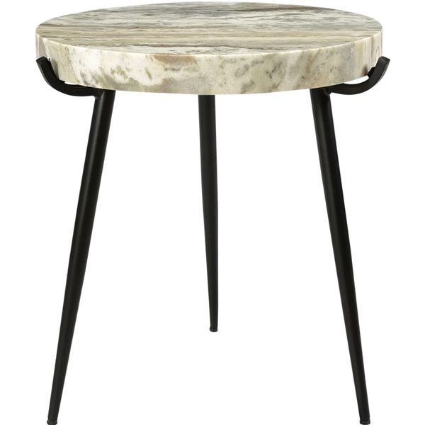 BNIB - Moe's - Brinley Marble Accent Table - $389.00 - IK-1008-21 - 18.0â€ W x 18.0â[x=#83