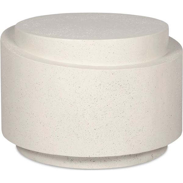 BNIB - Moe's - Cosmo Outdoor Accent Table, Off-White - $939.00 - JK-1016-18 - 25"W x 25"D x 17.5"H